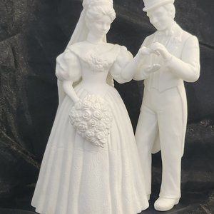 Department 56 "To Have And To Hold" Silhouette Treasures Rare White Wedding